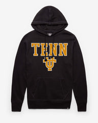 TENNESSEE VOLUNTEERS VINTAGE STRAIGHT BLOCK '47 HEADLINE HOOD JET BLACK