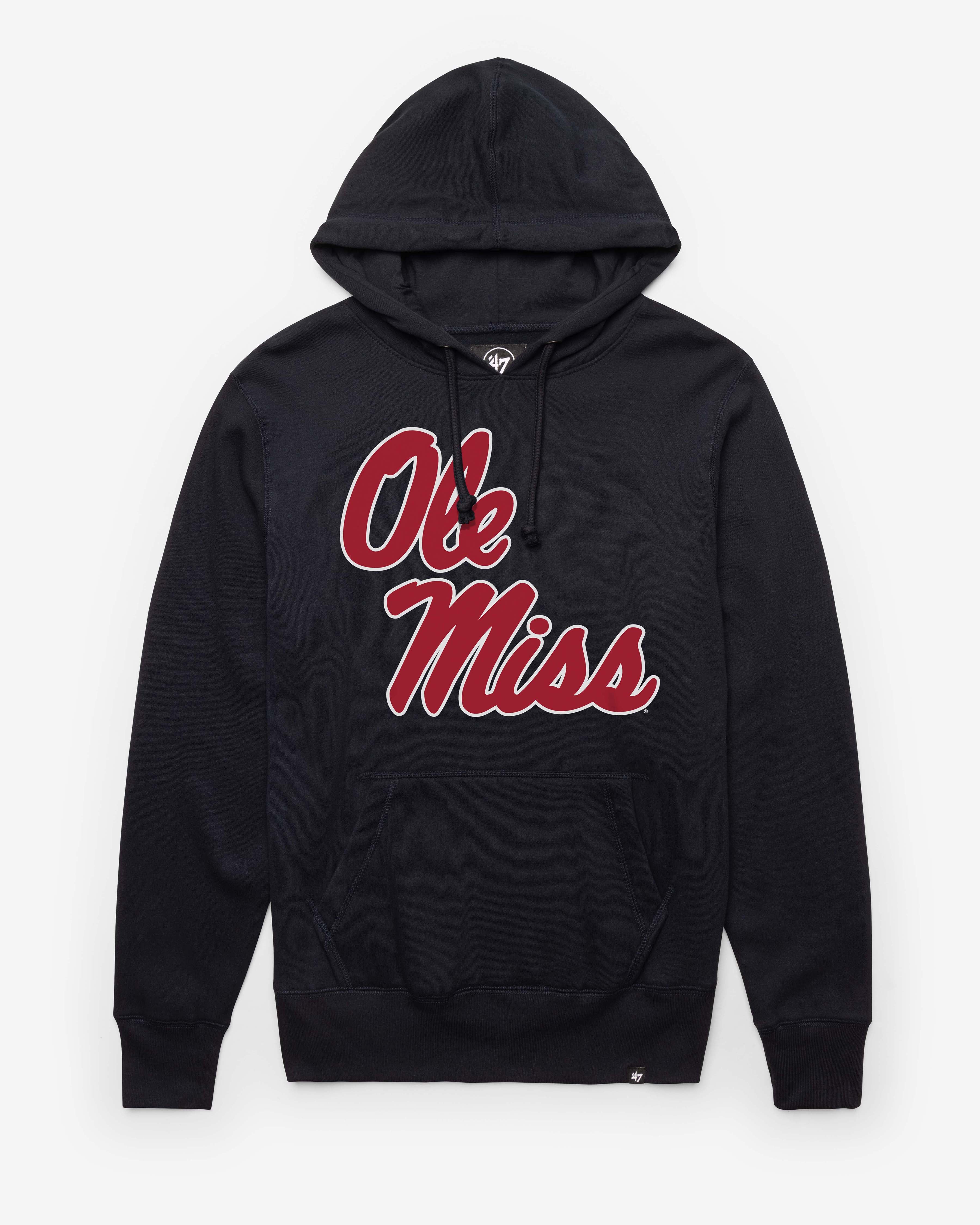 MISSISSIPPI REBELS IMPRINT '47 HEADLINE HOOD FALL NAVY