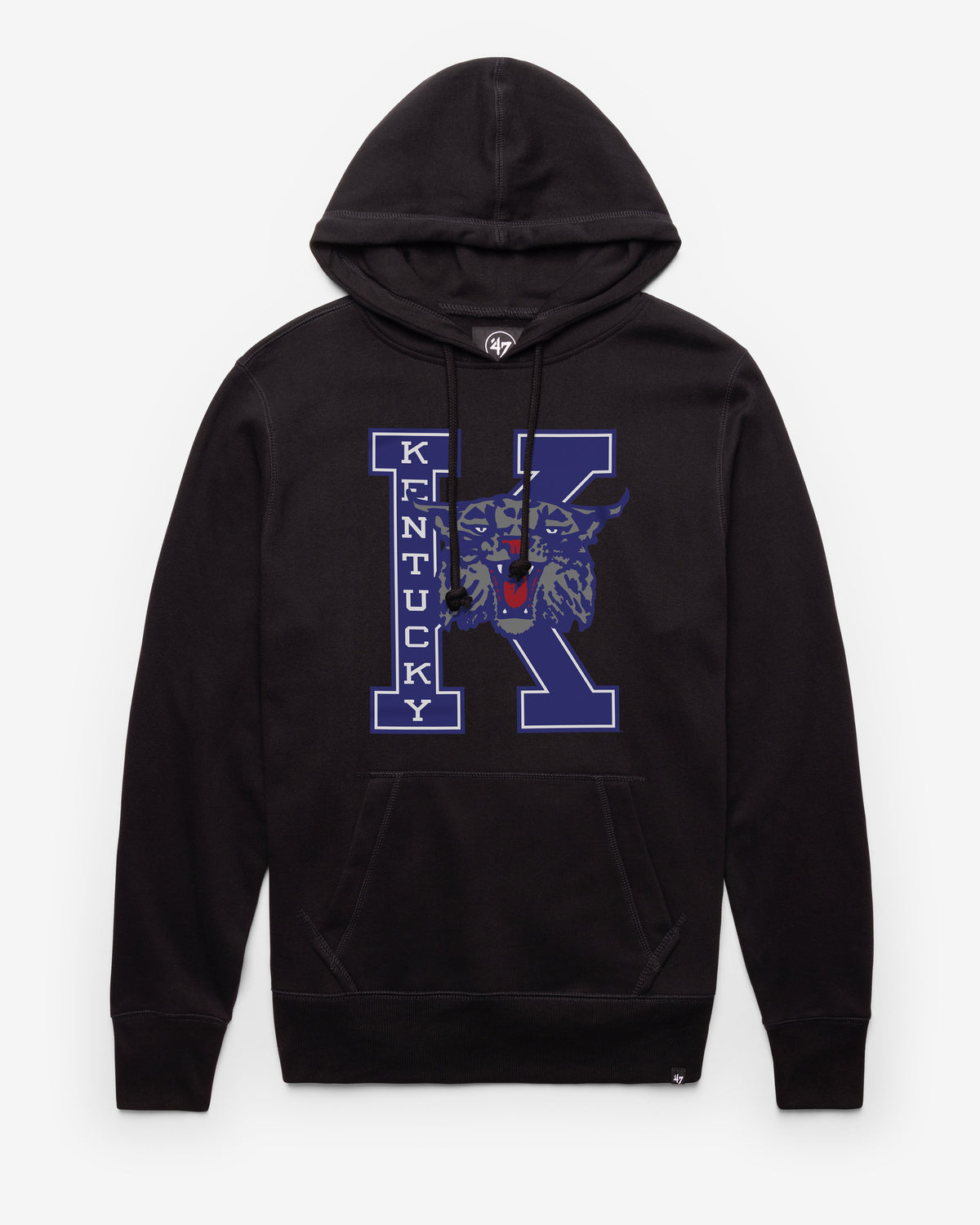 KENTUCKY WILDCATS VINTAGE IMPRINT '47 HEADLINE HOOD JET BLACK
