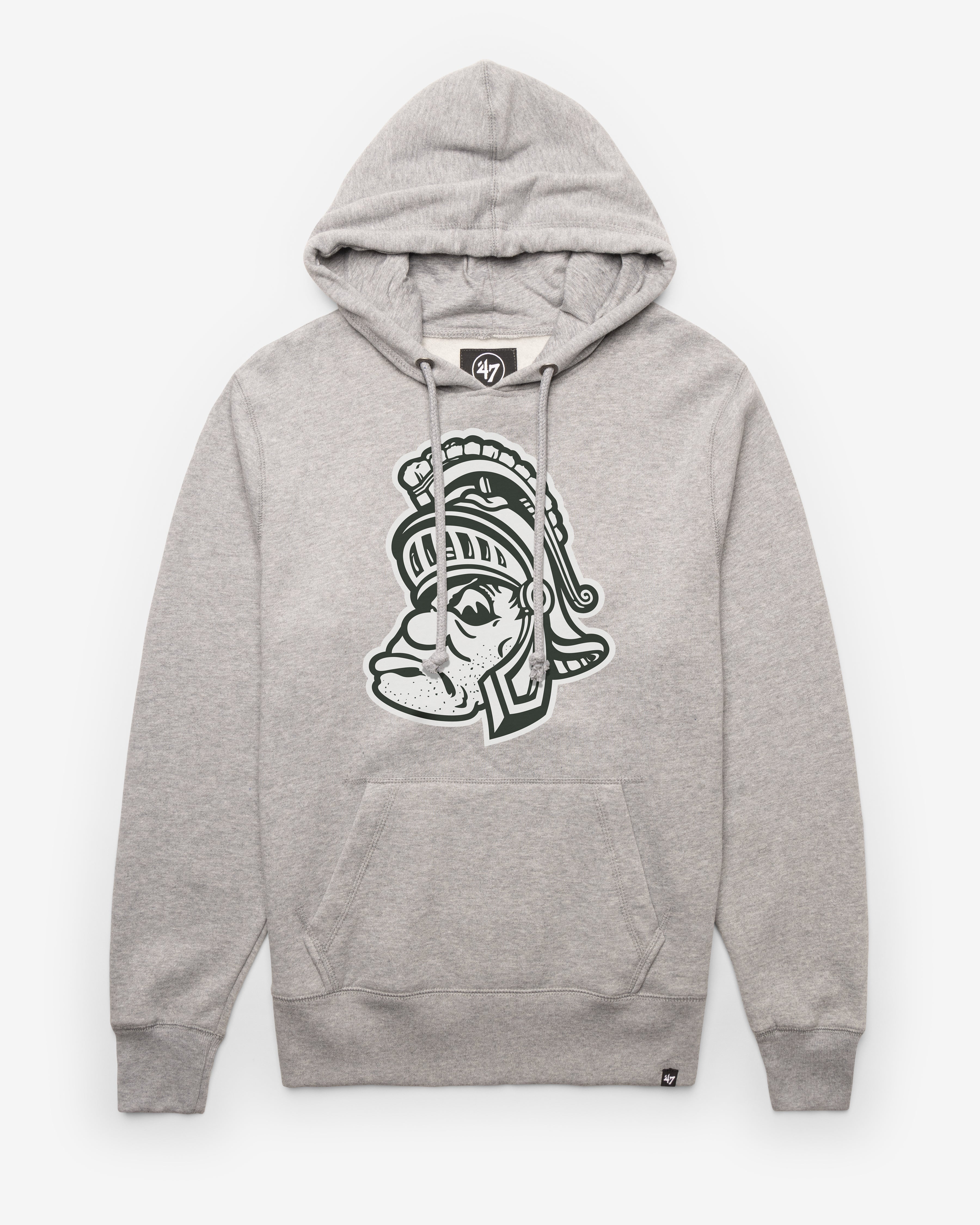 MICHIGAN STATE SPARTANS VINTAGE IMPRINT '47 HEADLINE HOOD SLATE GREY