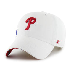 PHILADELPHIA PHILLIES CONFETTI ICON '47 CLEAN UP WOMENS WHITE