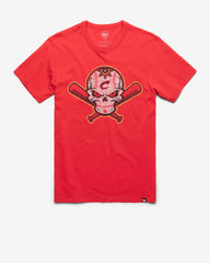 COLUMBUS CLIPPERS COPA PREMIER '47 FRANKLIN TEE RACER RED