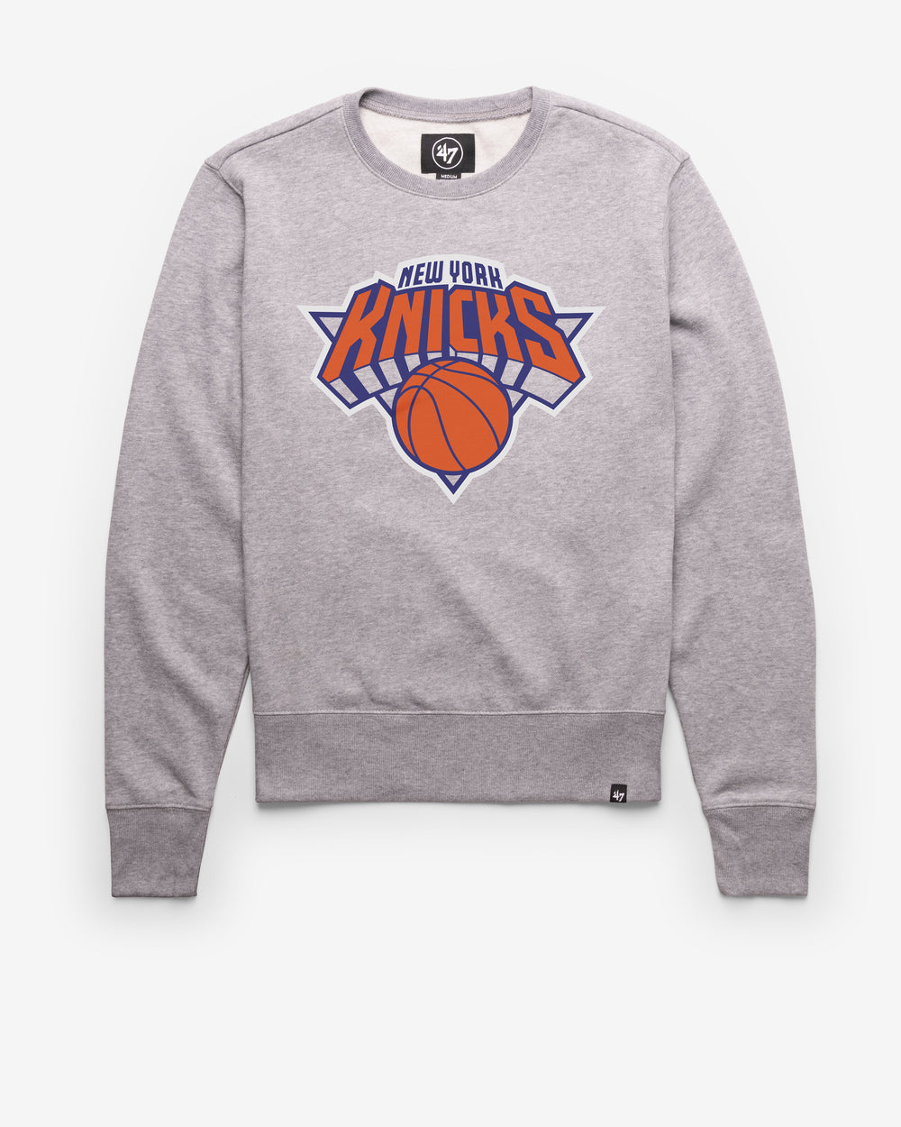 NEW YORK KNICKS IMPRINT '47 HEADLINE CREW SLATE GREY