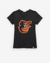 BALTIMORE ORIOLES PREMIER '47 FRANKIE TEE WOMENS FLINT BLACK