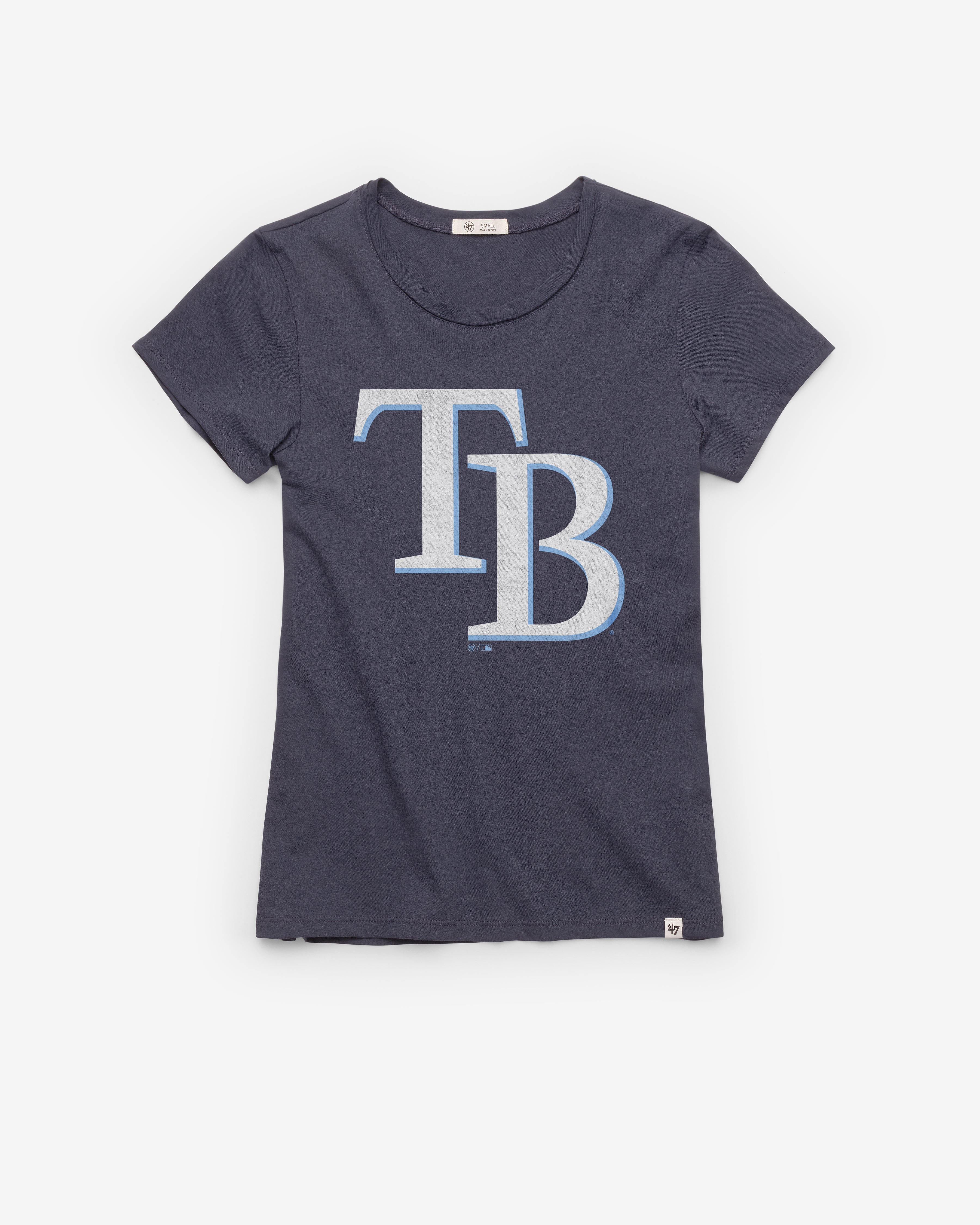 TAMPA BAY RAYS PREMIER '47 FRANKIE TEE WOMENS ATLAS BLUE
