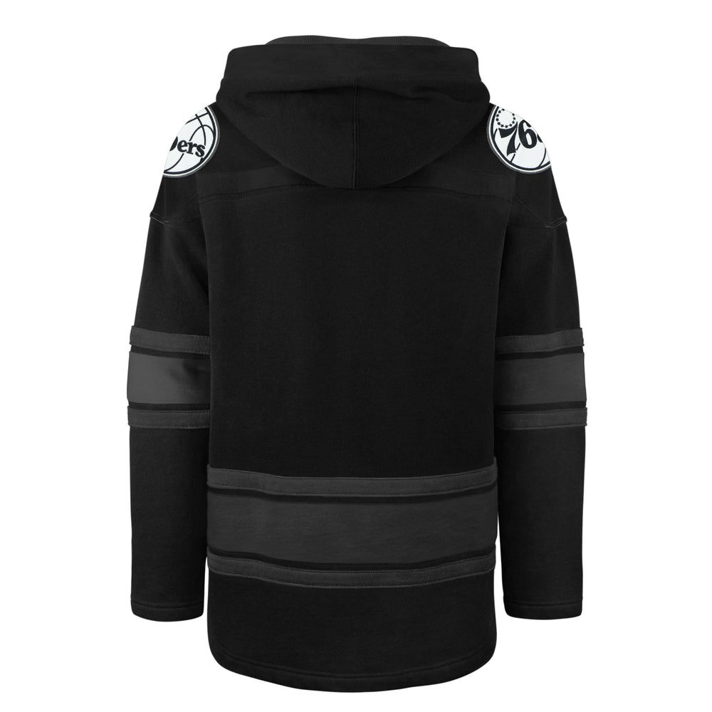 PHILADELPHIA 76ERS ANTHRACITE SUPERIOR '47 LACER HOOD JET BLACK