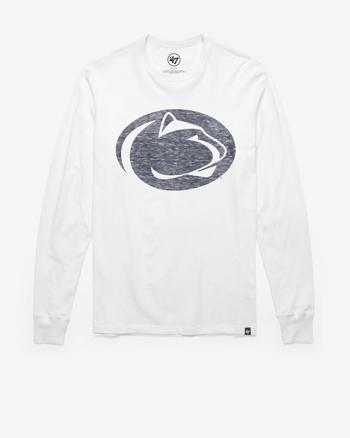 PENN STATE NITTANY LIONS PREMIER '47 FRANKLIN LONG SLEEVE TEE WHITE WASH