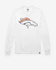 DENVER BRONCOS PREMIER '47 FRANKLIN LONG SLEEVE TEE WHITE WASH