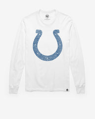INDIANAPOLIS COLTS PREMIER '47 FRANKLIN LONG SLEEVE TEE WHITE WASH