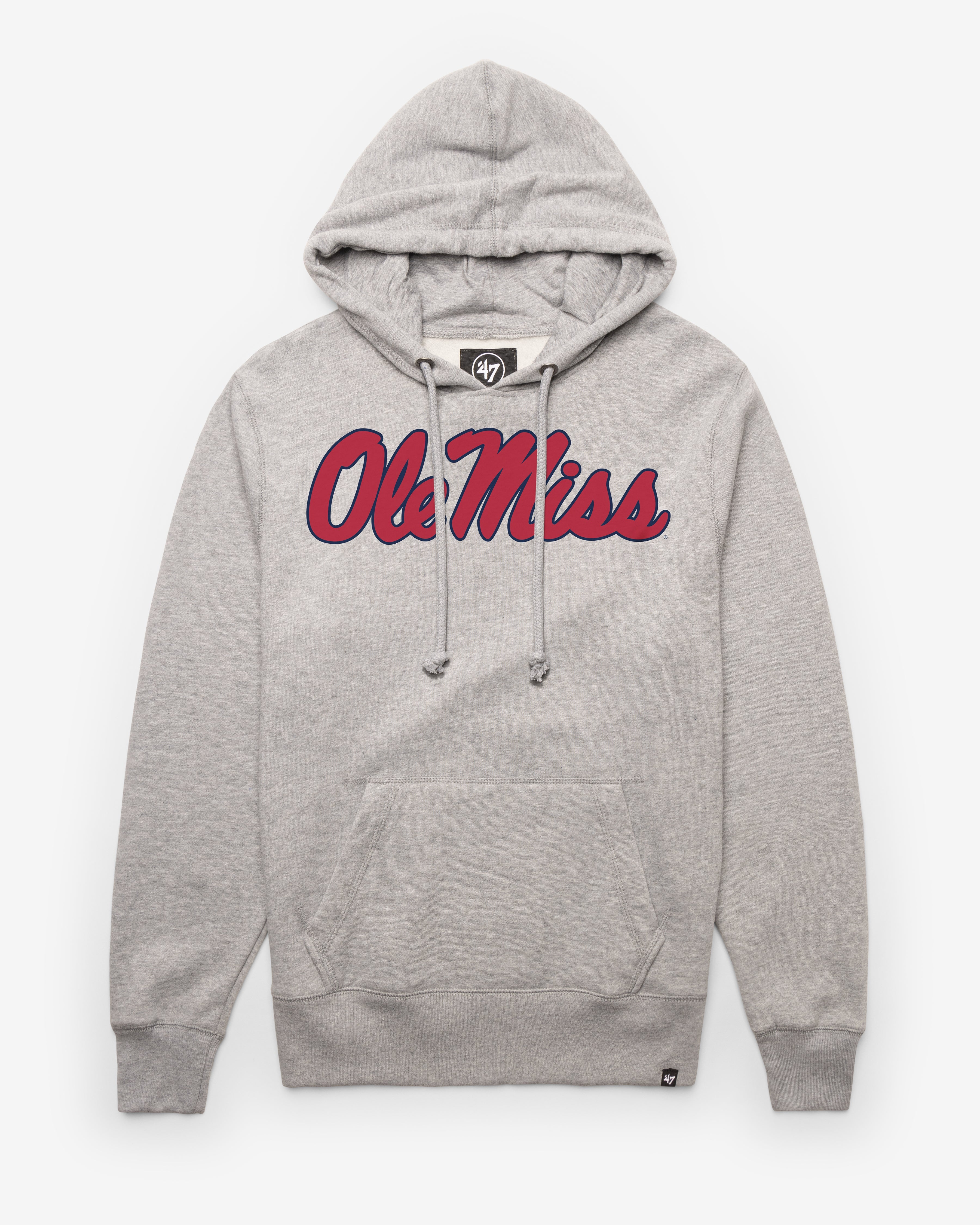 MISSISSIPPI REBELS IMPRINT '47 HEADLINE HOOD SLATE GREY