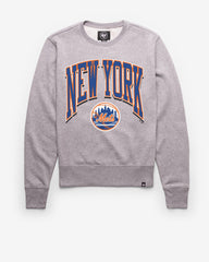 NEW YORK METS COOPERSTOWN WALK TALL '47 HEADLINE CREW SLATE GREY