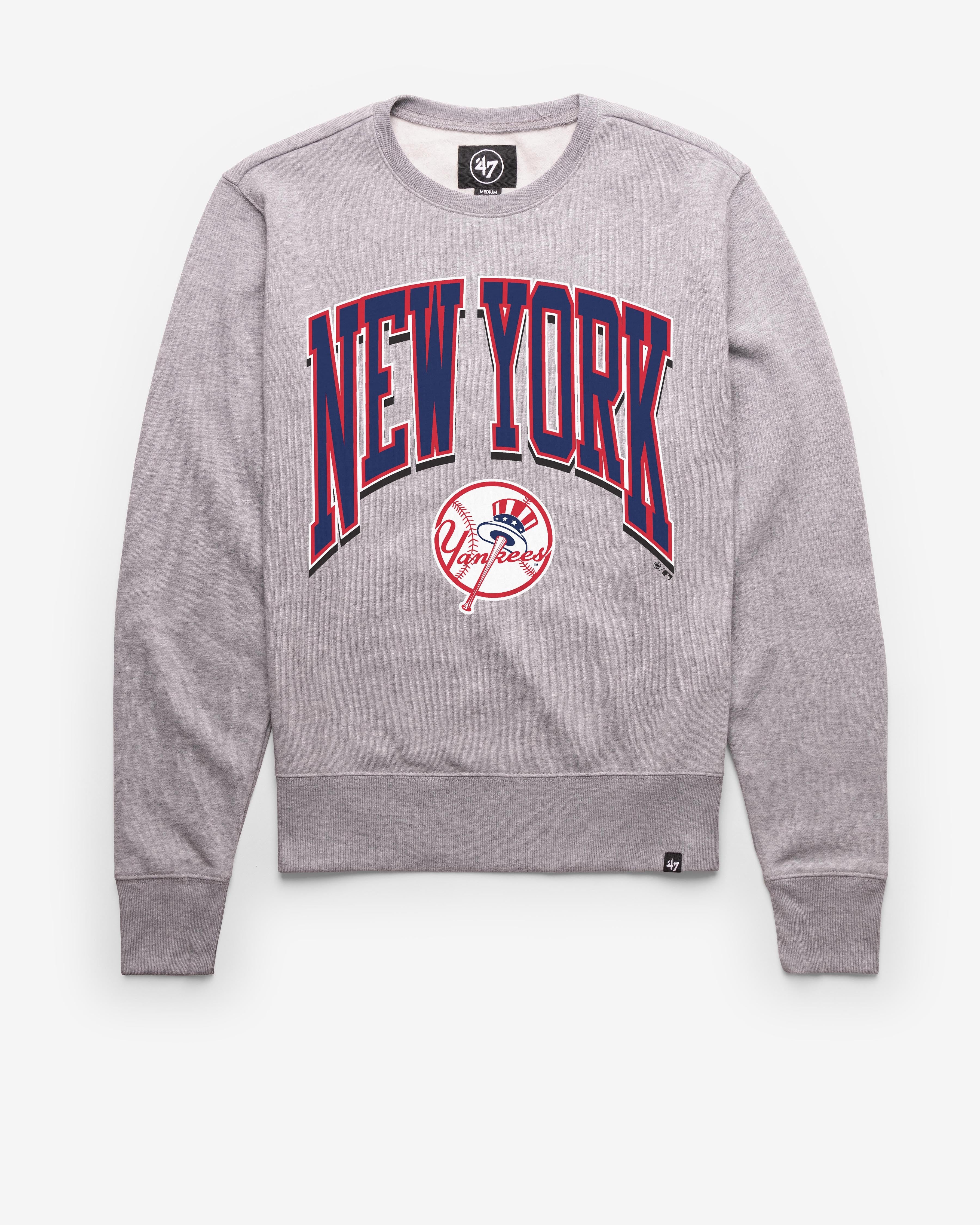 NEW YORK YANKEES COOPERSTOWN WALK TALL '47 HEADLINE CREW SLATE GREY