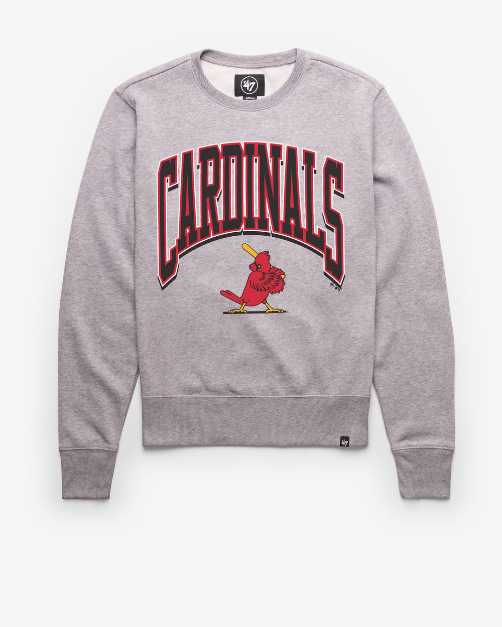 ST. LOUIS CARDINALS COOPERSTOWN WALK TALL '47 HEADLINE CREW SLATE GREY