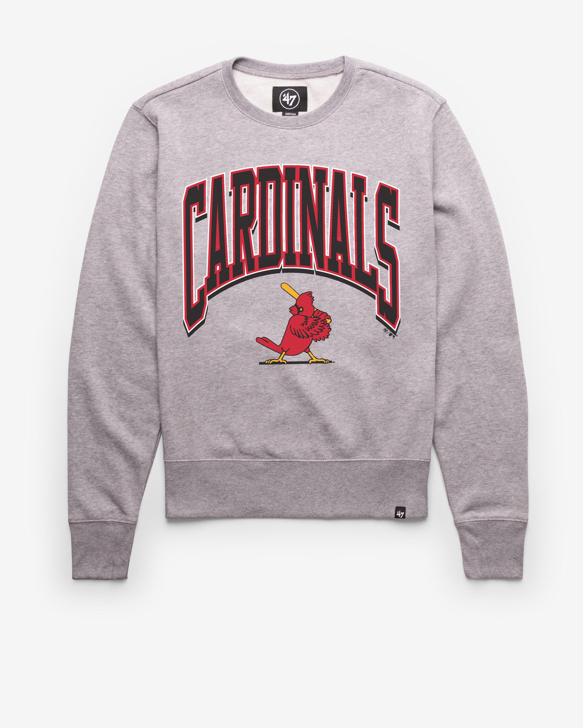 ST. LOUIS CARDINALS COOPERSTOWN WALK TALL '47 HEADLINE CREW SLATE GREY