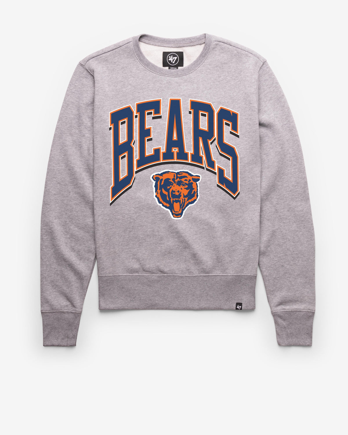 CHICAGO BEARS HISTORIC WALK TALL '47 HEADLINE CREW SLATE GREY