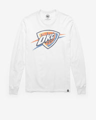 OKLAHOMA CITY THUNDER PREMIER '47 FRANKLIN LONG SLEEVE TEE WHITE WASH