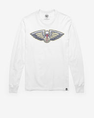 NEW ORLEANS PELICANS PREMIER '47 FRANKLIN LONG SLEEVE TEE WHITE WASH
