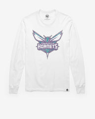 CHARLOTTE HORNETS PREMIER '47 FRANKLIN LONG SLEEVE TEE WHITE WASH