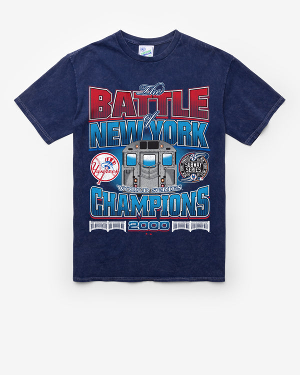 NEW YORK YANKEES COOPERSTOWN WORLD SERIES LOCKER VINTAGE '47 TUBULAR TEE DT NAVY