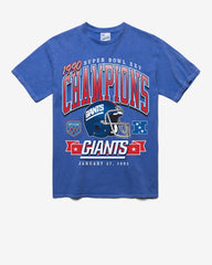 NEW YORK GIANTS SB GRIDIRON LOCKER '47 VINTAGE TUBULAR TEE DT CALI BLUE