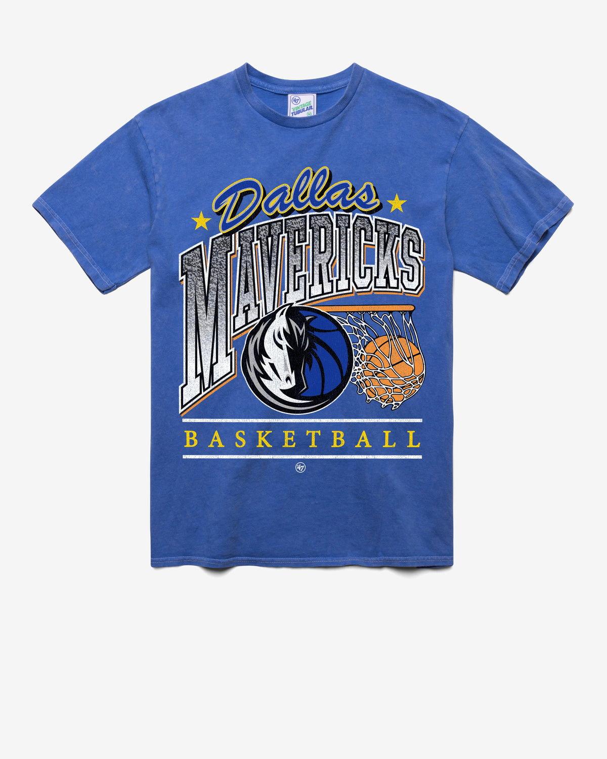DALLAS MAVERICKS LOCKER '47 TUBULAR TEE DT CALI BLUE