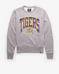 LOUISIANA STATE TIGERS LSU VINTAGE WALK TALL '47 HEADLINE CREW SLATE GREY