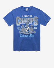TAMPA BAY LIGHTNING VINTAGE STANLEY LOCKER VINTAGE '47 TUBULAR TEE DT CALI BLUE