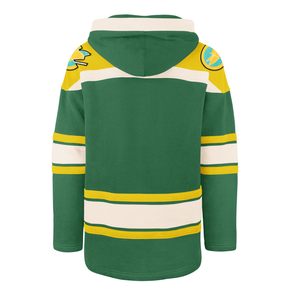 CALIFORNIA GOLDEN SEALS VINTAGE SUPERIOR '47 LACER HOOD KELLY
