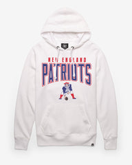 NEW ENGLAND PATRIOTS HISTORIC TEAM ELEMENTS '47 ARCH HEADLINE HOOD WHITE WASH