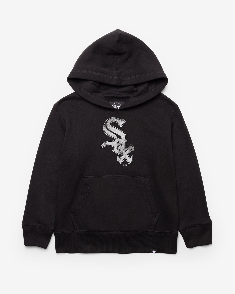 CHICAGO WHITE SOX DISTRESSED IMPRINT '47 HEADLNE HOOD KIDS JET BLACK