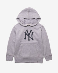 NEW YORK YANKEES DISTRESSED IMPRINT '47 HEADLNE HOOD KIDS SLATE GREY