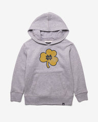 NOTRE DAME FIGHTING IRISH DISTRESSED IMPRINT '47 HEADLINE HOOD KIDS SLATE GREY