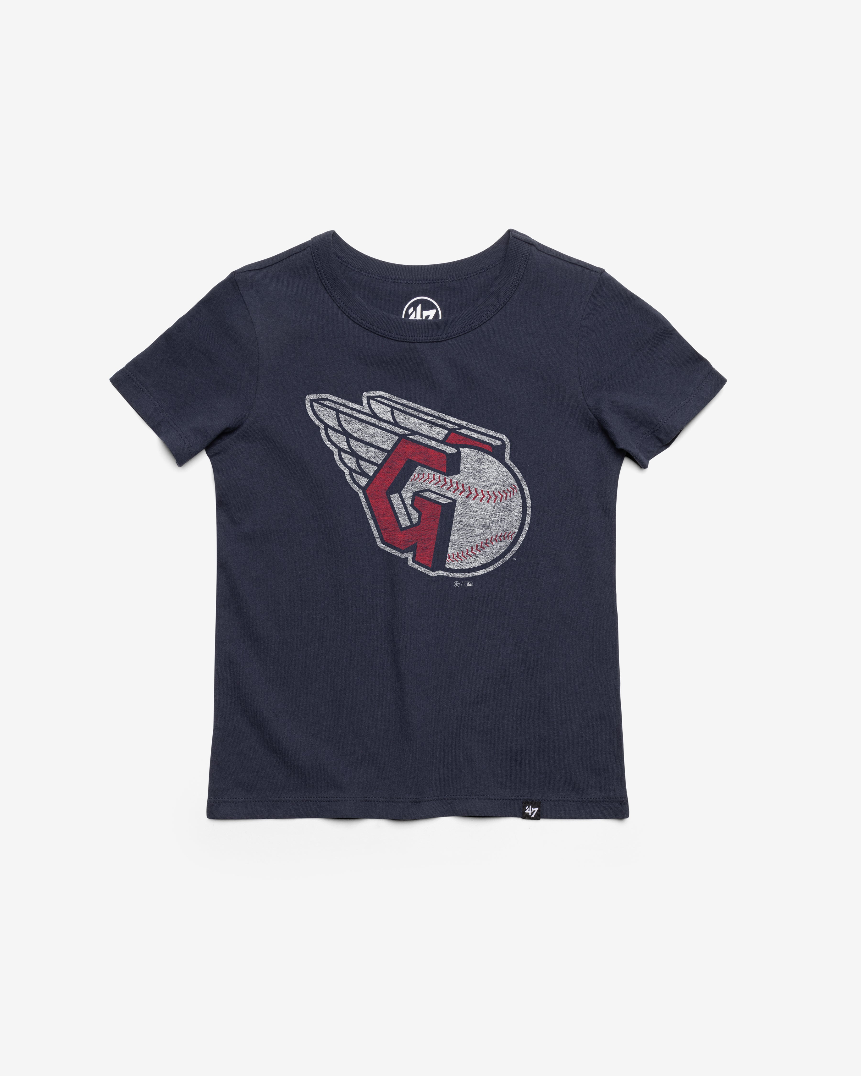 CLEVELAND GUARDIANS PREMIER '47 FRANKLIN TEE KIDS ATLAS BLUE
