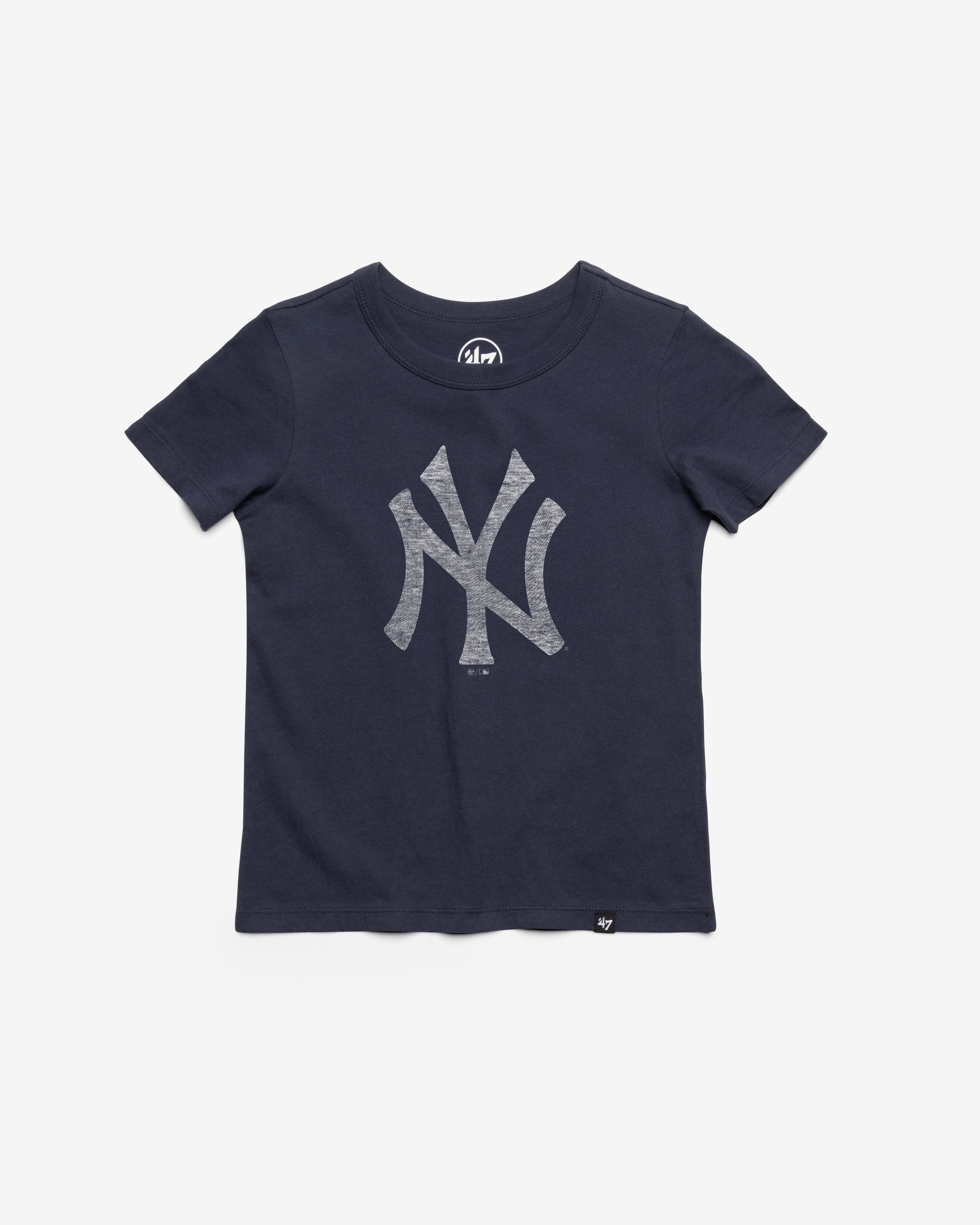 NEW YORK YANKEES PREMIER '47 FRANKLIN TEE KIDS ATLAS BLUE