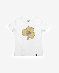 NOTRE DAME FIGHTING IRISH PREMIER '47 FRANKLIN TEE KIDS WHITE WASH