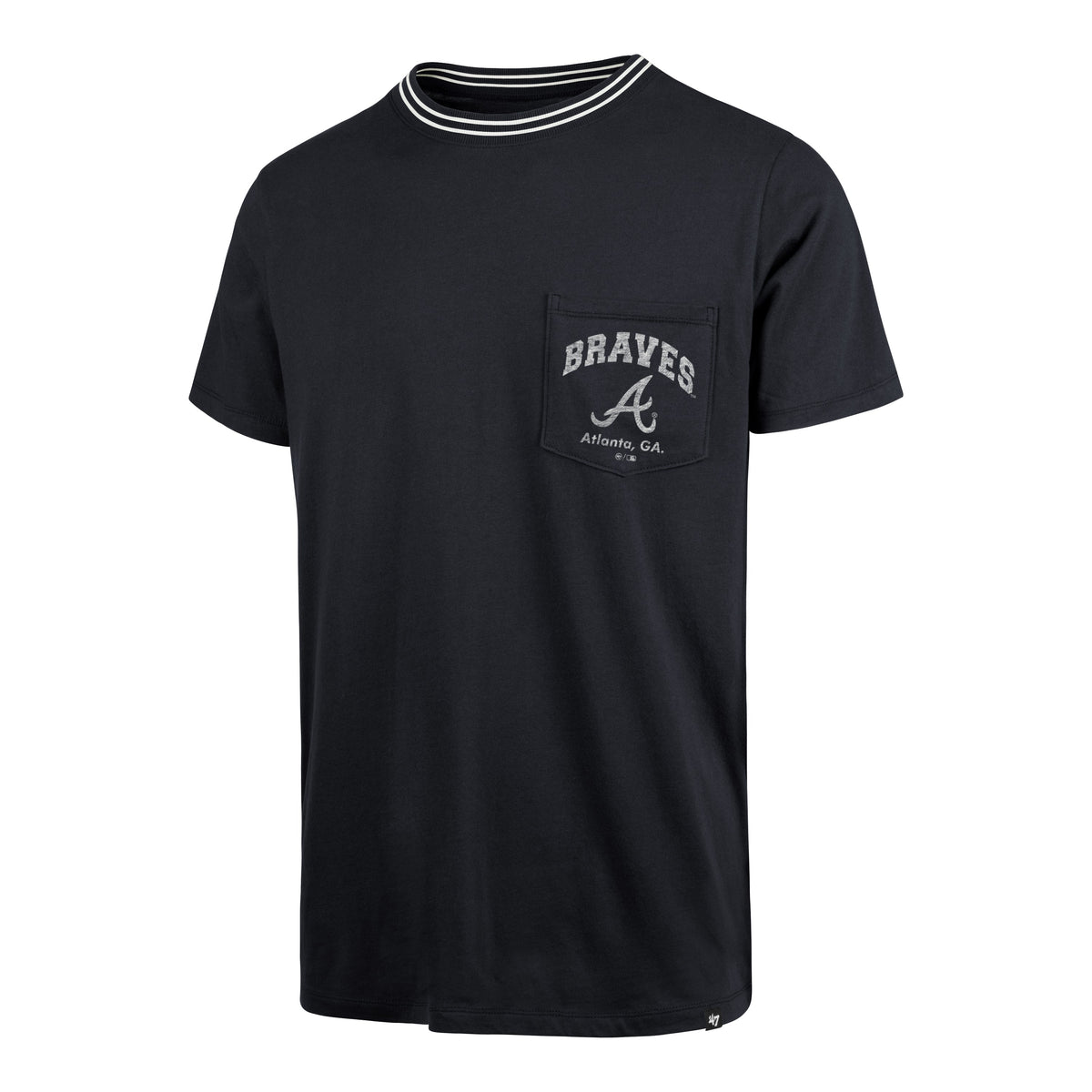 ATLANTA BRAVES TOP LINE '47 STEWART TEE ATLAS BLUE