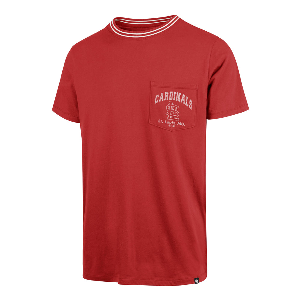 ST. LOUIS CARDINALS TOP LINE '47 STEWART TEE RACER RED
