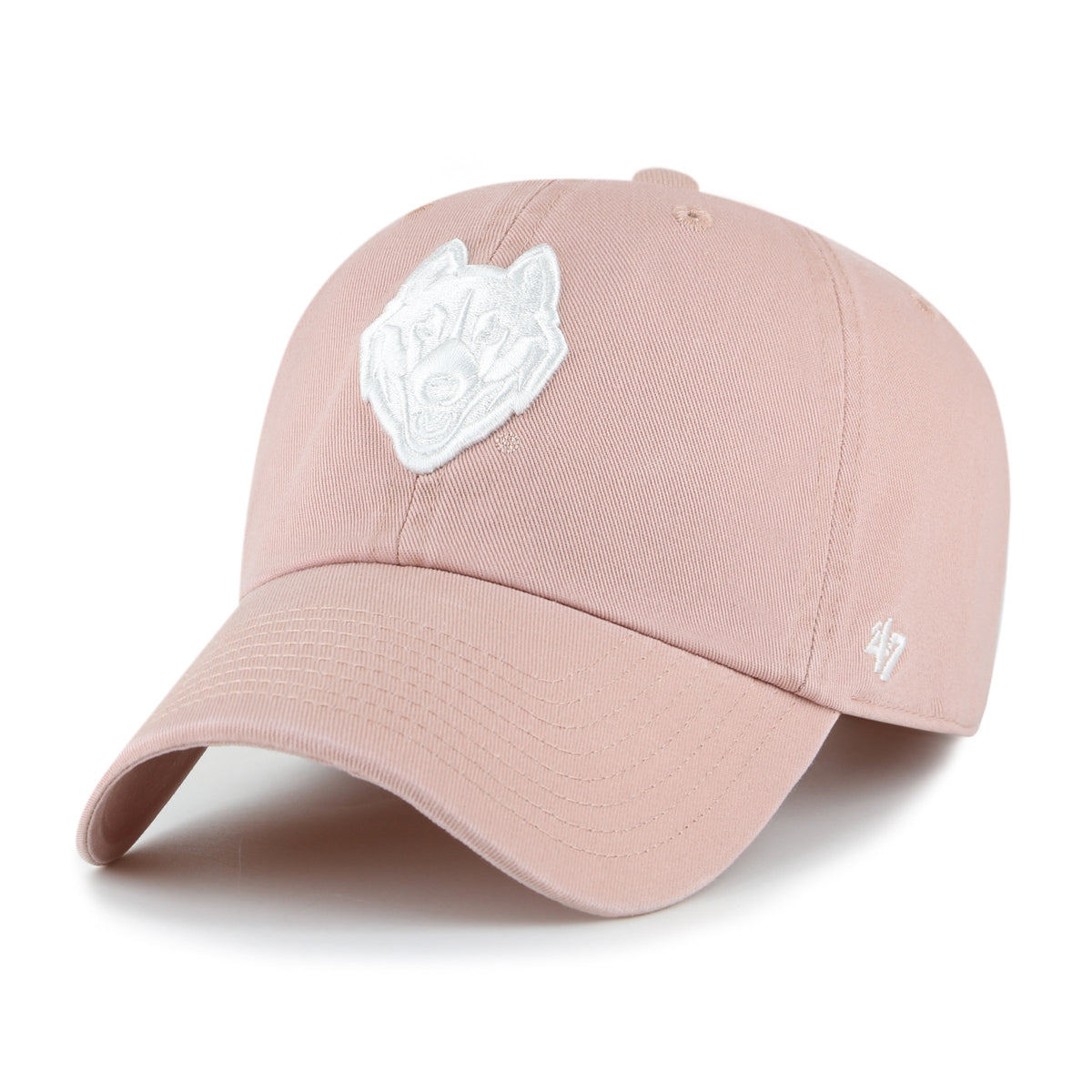 CONNECTICUT HUSKIES UCONN '47 CLEAN UP DUSTY MAUVE