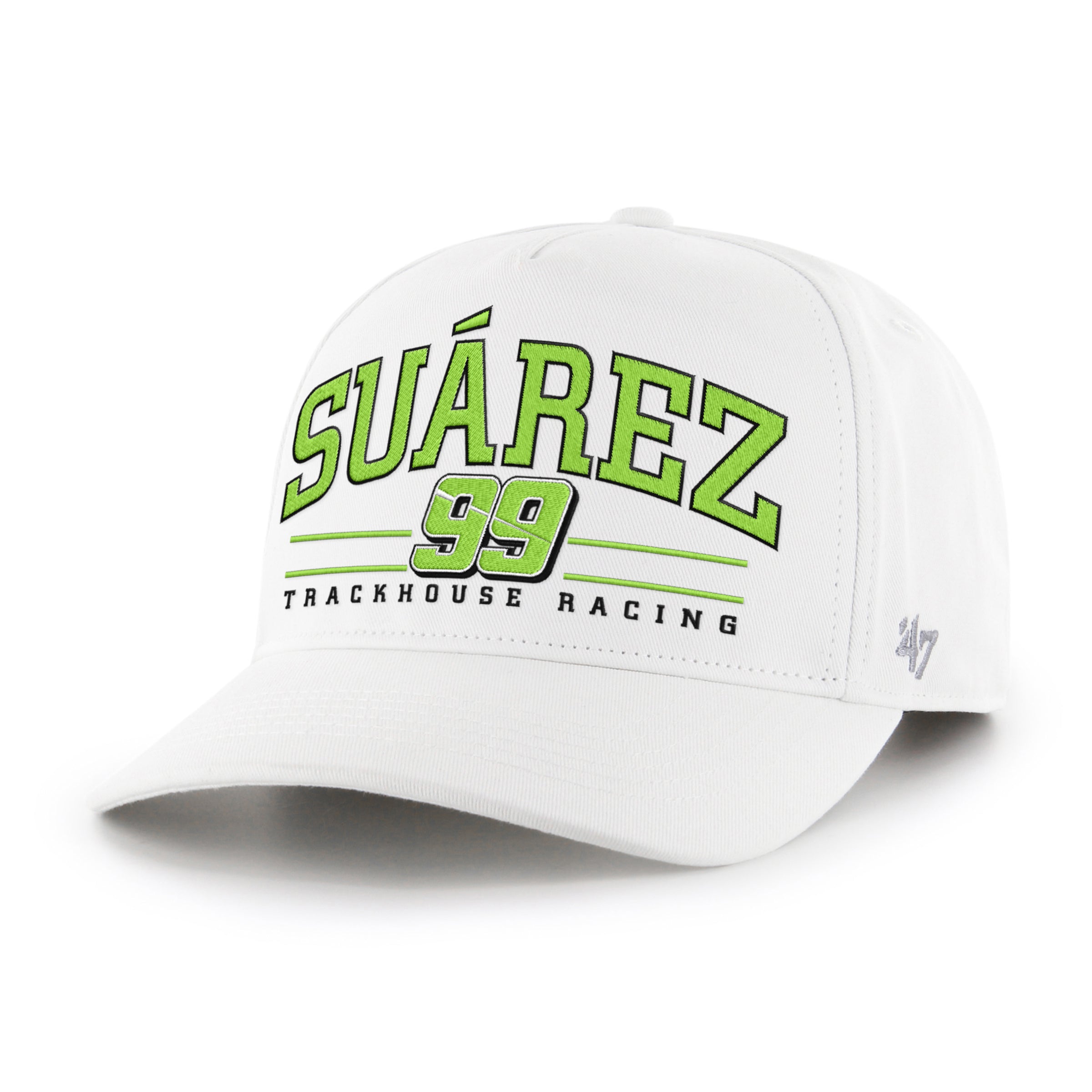 DANIEL SUAREZ TRACKHOUSE RACING ROSCOE '47 HITCH WHITE