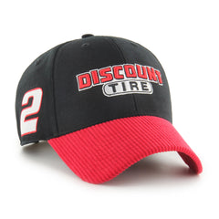 AUSTIN CINDRIC TEAM PENSKE TRIPLE HIT CORDUROY VISOR '47 MVP BLACK