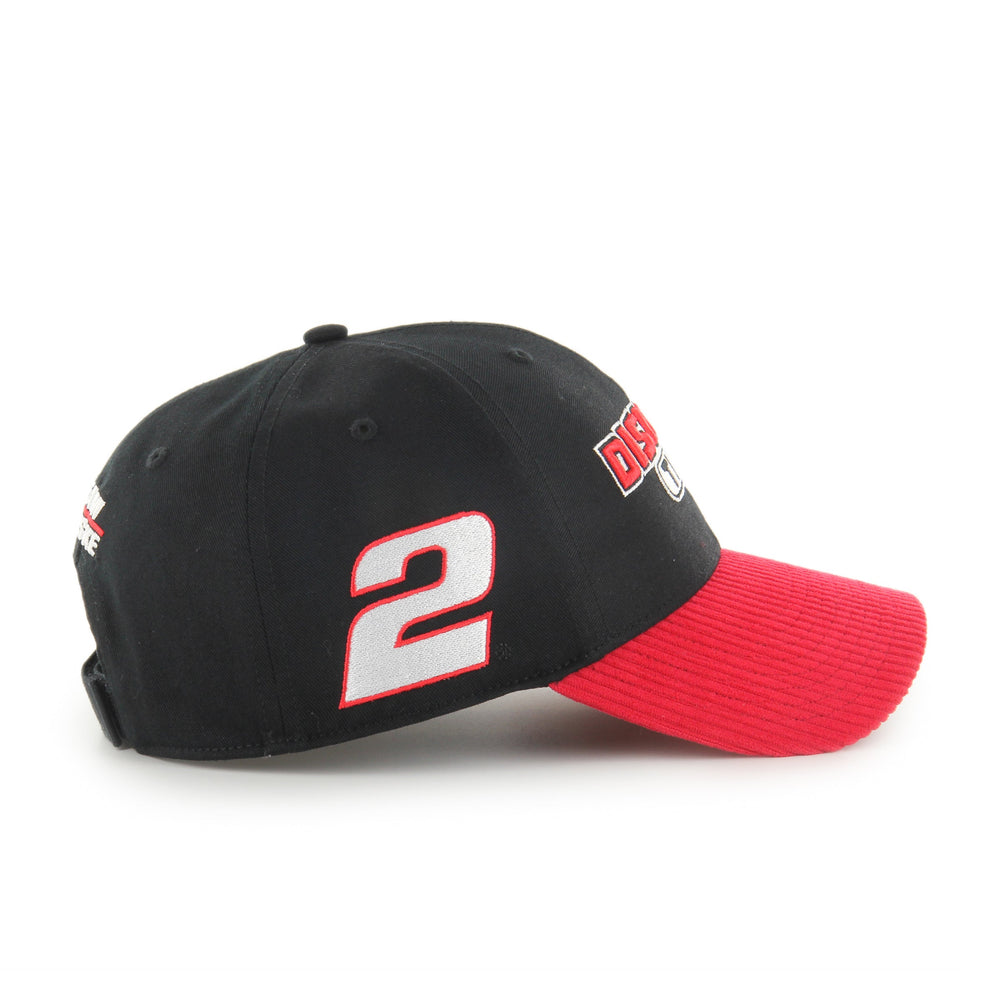 AUSTIN CINDRIC TEAM PENSKE TRIPLE HIT CORDUROY VISOR '47 MVP BLACK