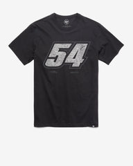 TY GIBBS JOE GIBBS RACING DRIVER '47 FRANKLIN TEE FLINT BLACK