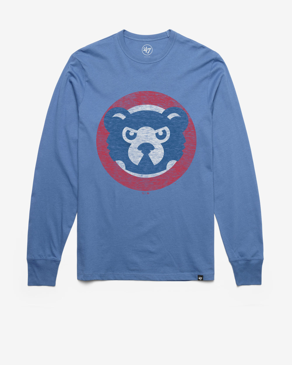 CHICAGO CUBS COOPERSTOWN PREMIER '47 FRANKLIN LONG SLEEVE CADET BLUE
