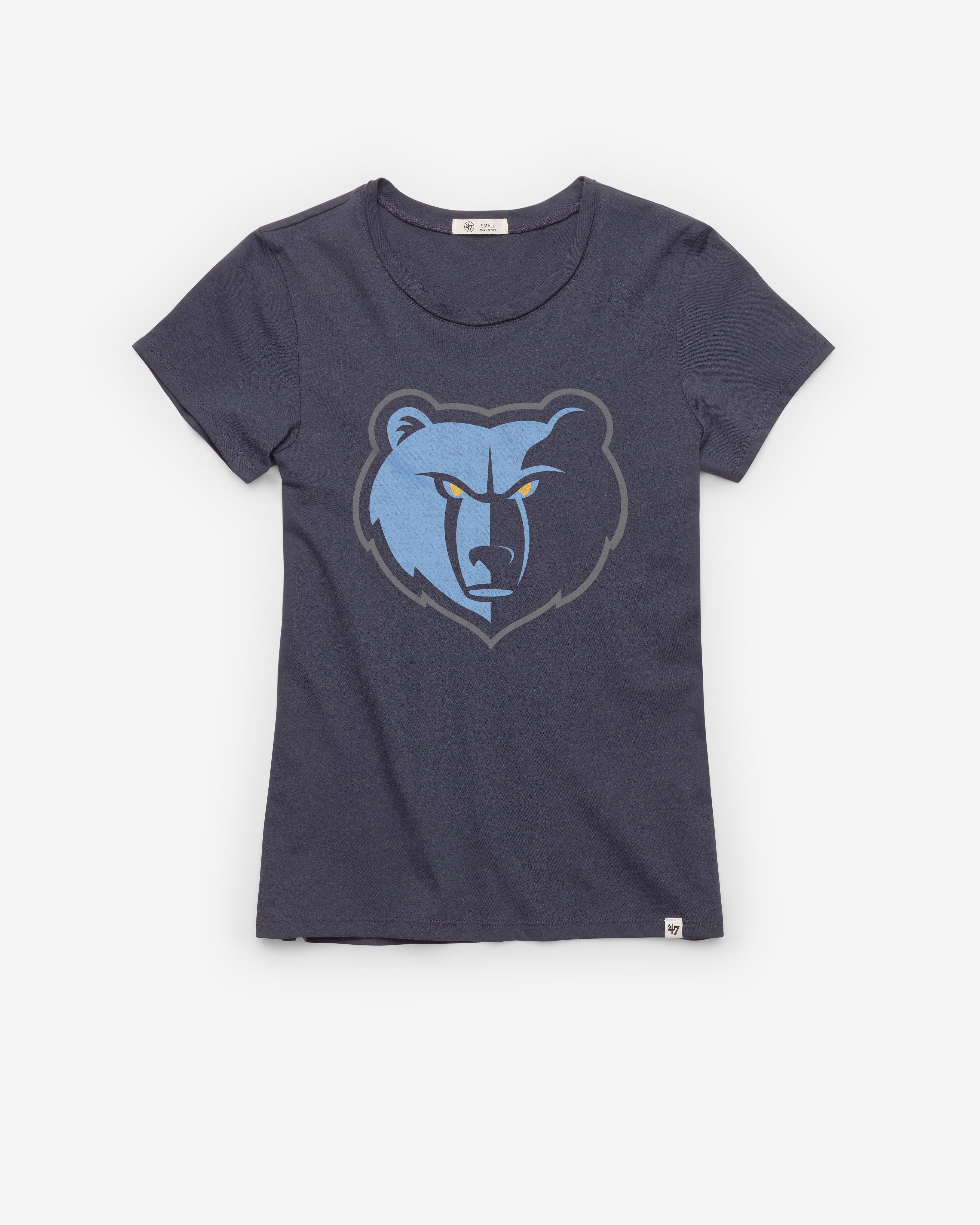MEMPHIS GRIZZLIES PREMIER '47 FRANKIE TEE WOMENS ATLAS BLUE