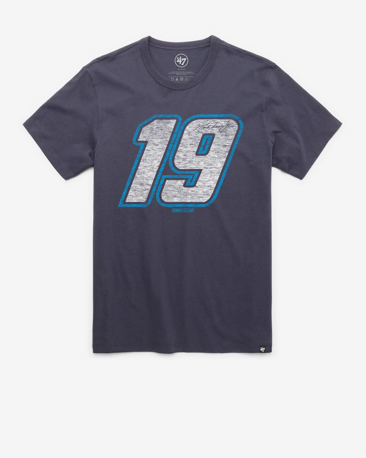 MARTIN TRUEX JR JOE GIBBS RACING DRIVER '47 FRANKLIN TEE ATLAS BLUE