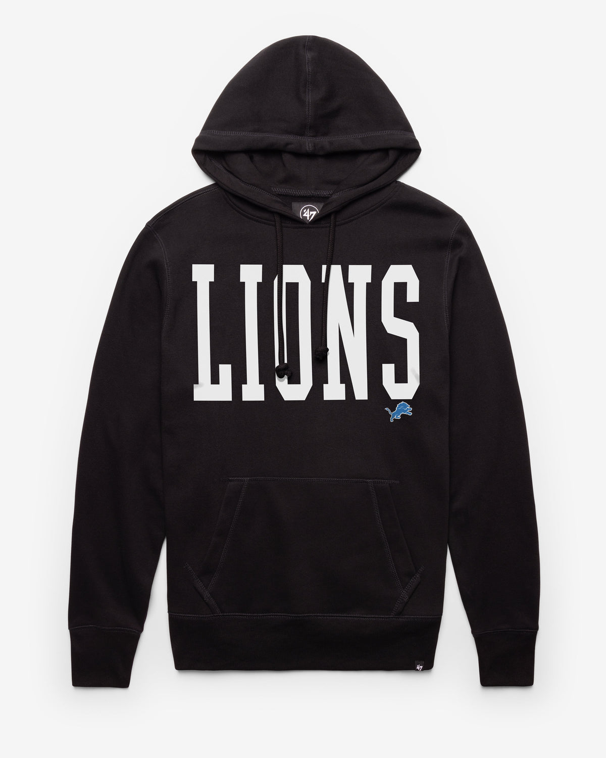 DETROIT LIONS DIME '47 HEADLINE HOOD JET BLACK