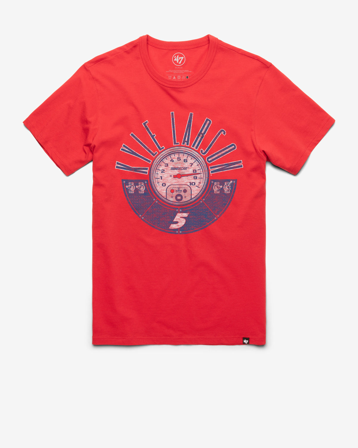 KYLE LARSON HENDRICK MOTORSPORTS RPM '47 FRANKLIN TEE RACER RED