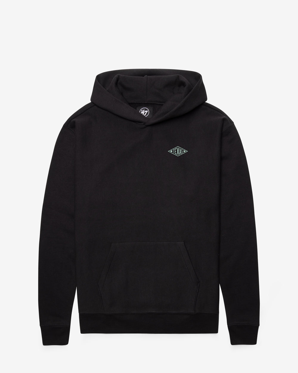 TEXAS RANGERS MONOGRAM BACKER '47 FOUNDATION HOOD FLINT BLACK