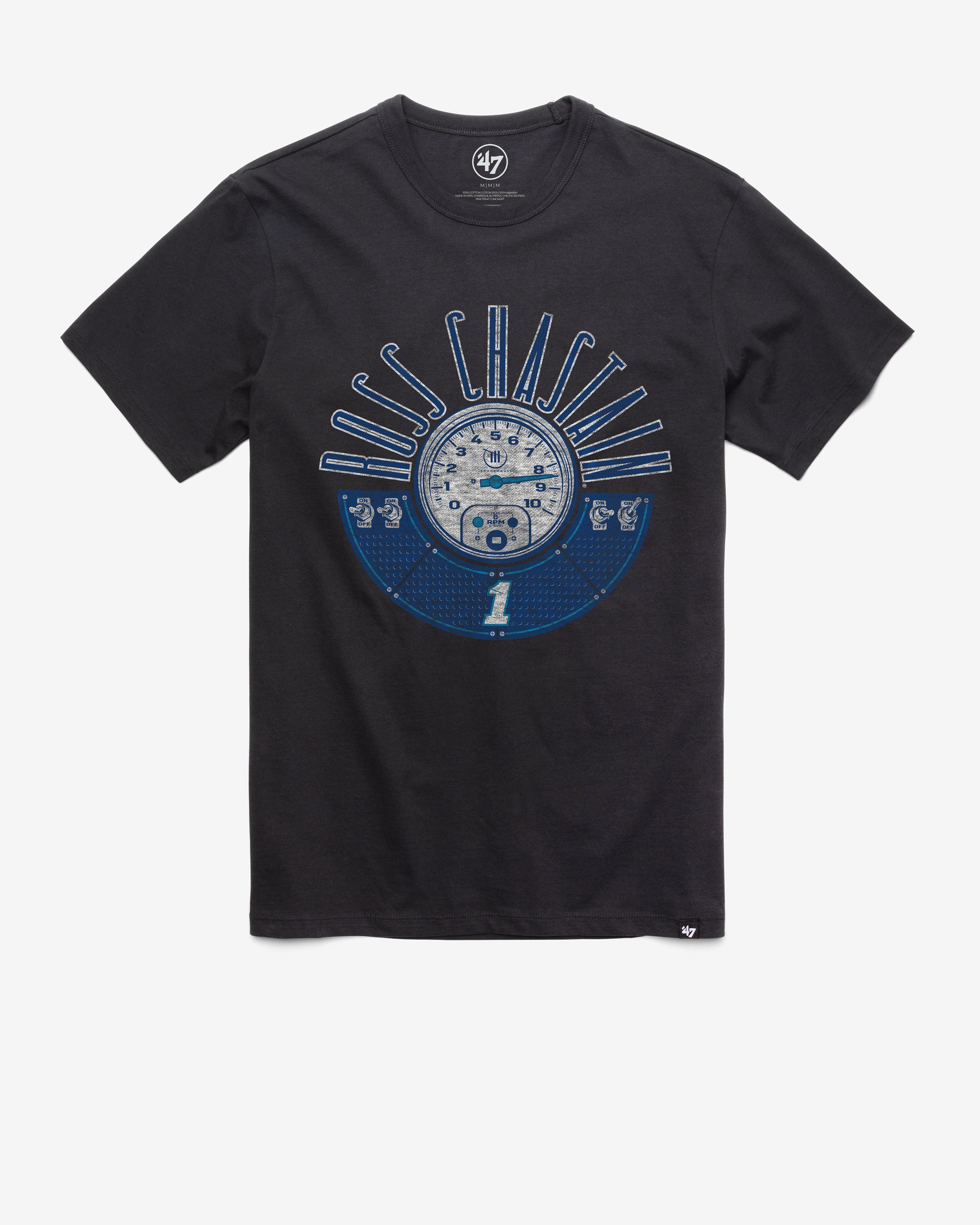 ROSS CHASTAIN TRACKHOUSE RACING RPM '47 FRANKLIN TEE FLINT BLACK