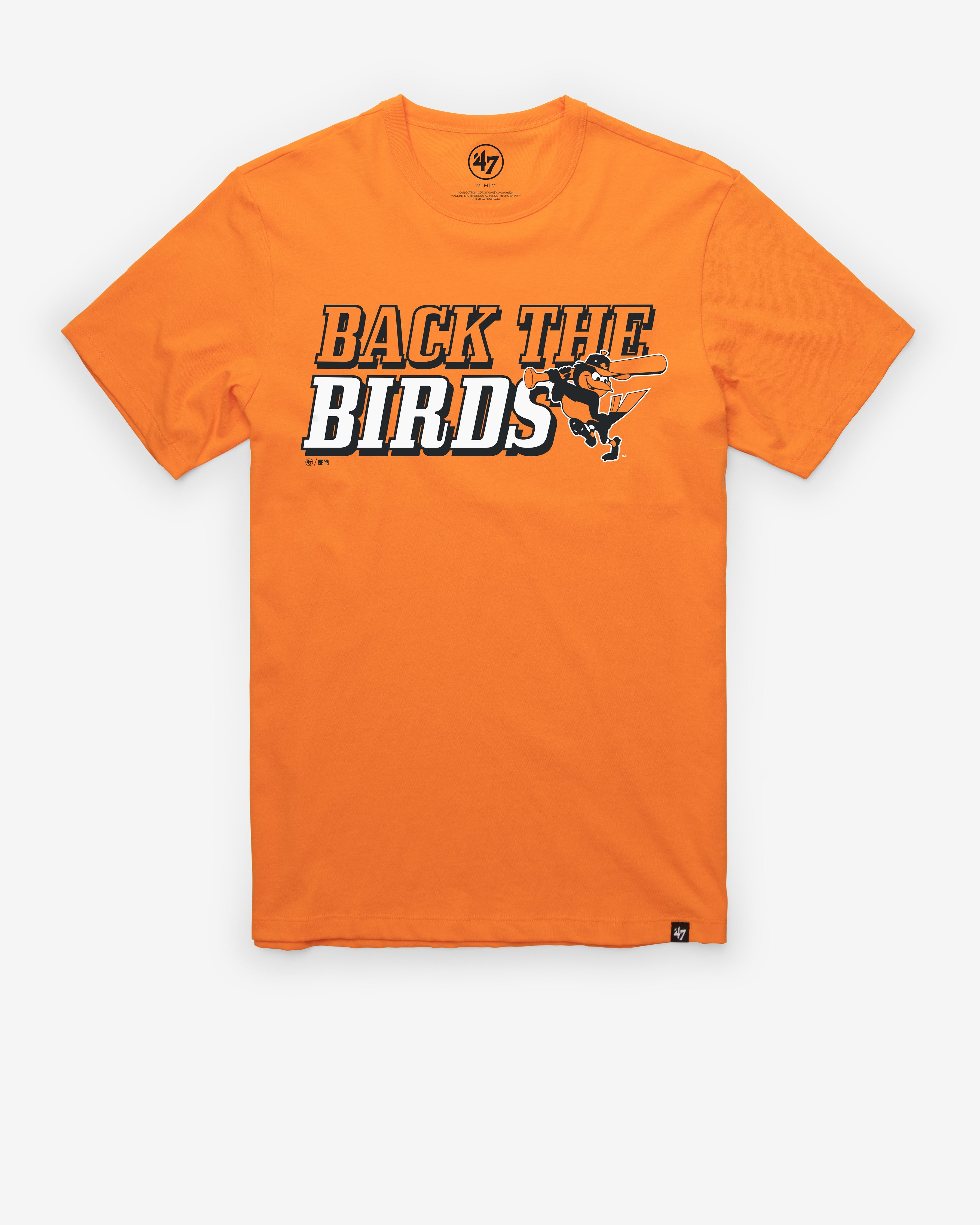 BALTIMORE ORIOLES REGION '47 FRANKLIN TEE SIGNAL ORANGE
